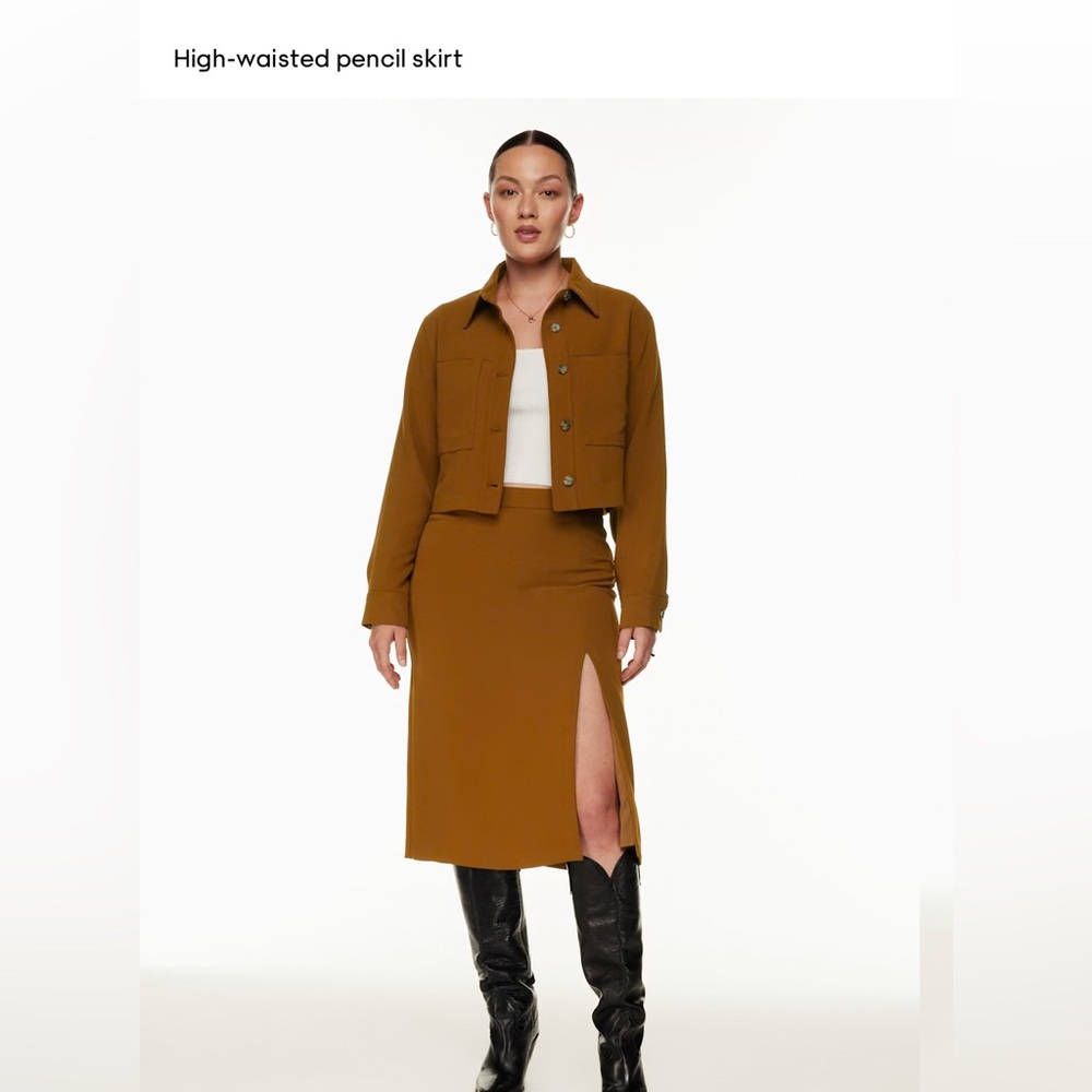 Aritzia Wilfred Midi Patio Skirt